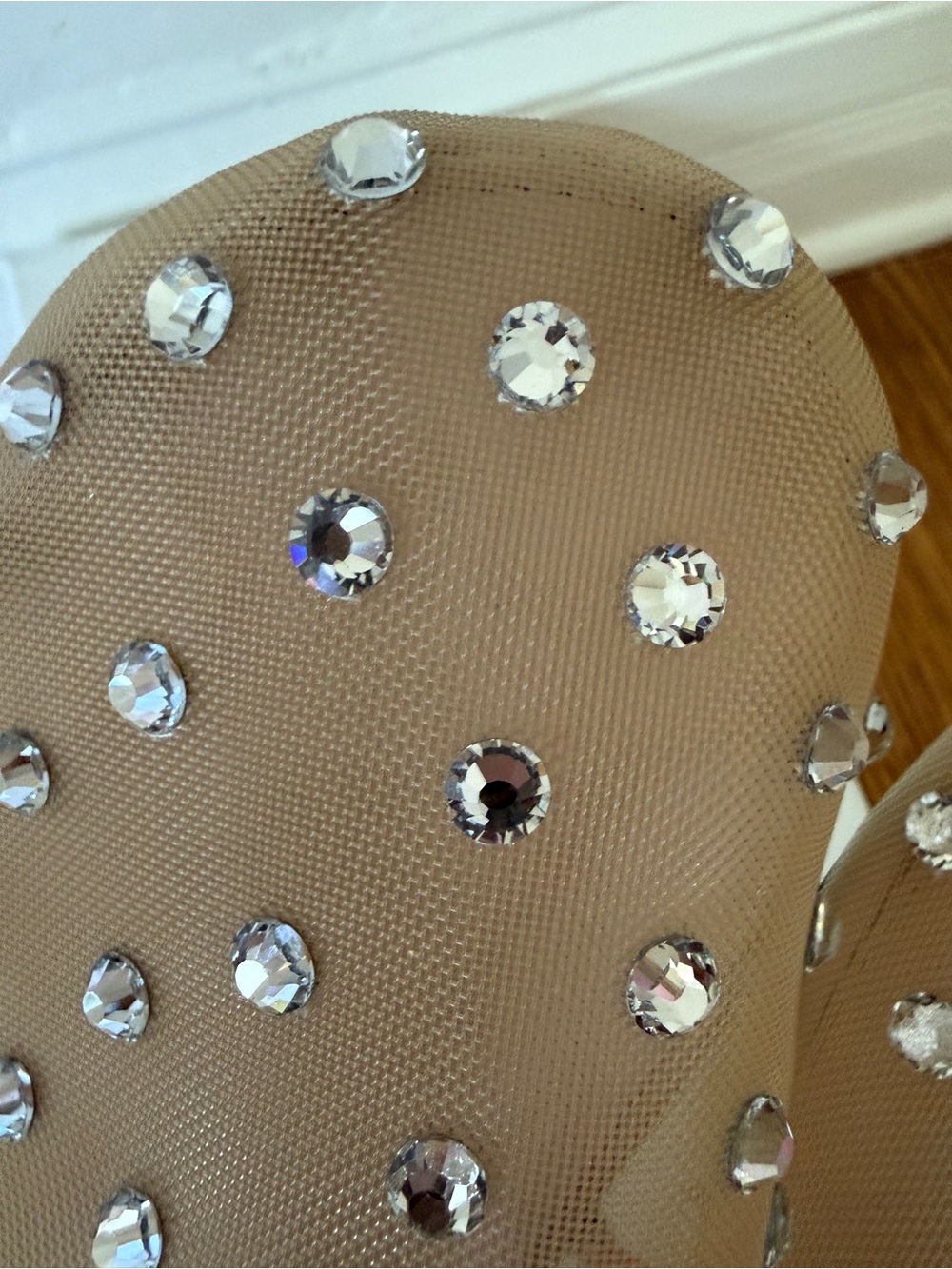 Khaite Marcy Crystal-Embellished Mesh Flats - Size 36 - Picture 7 of 7